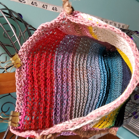 Hemp Cord String Bag - Picture 3 of 9